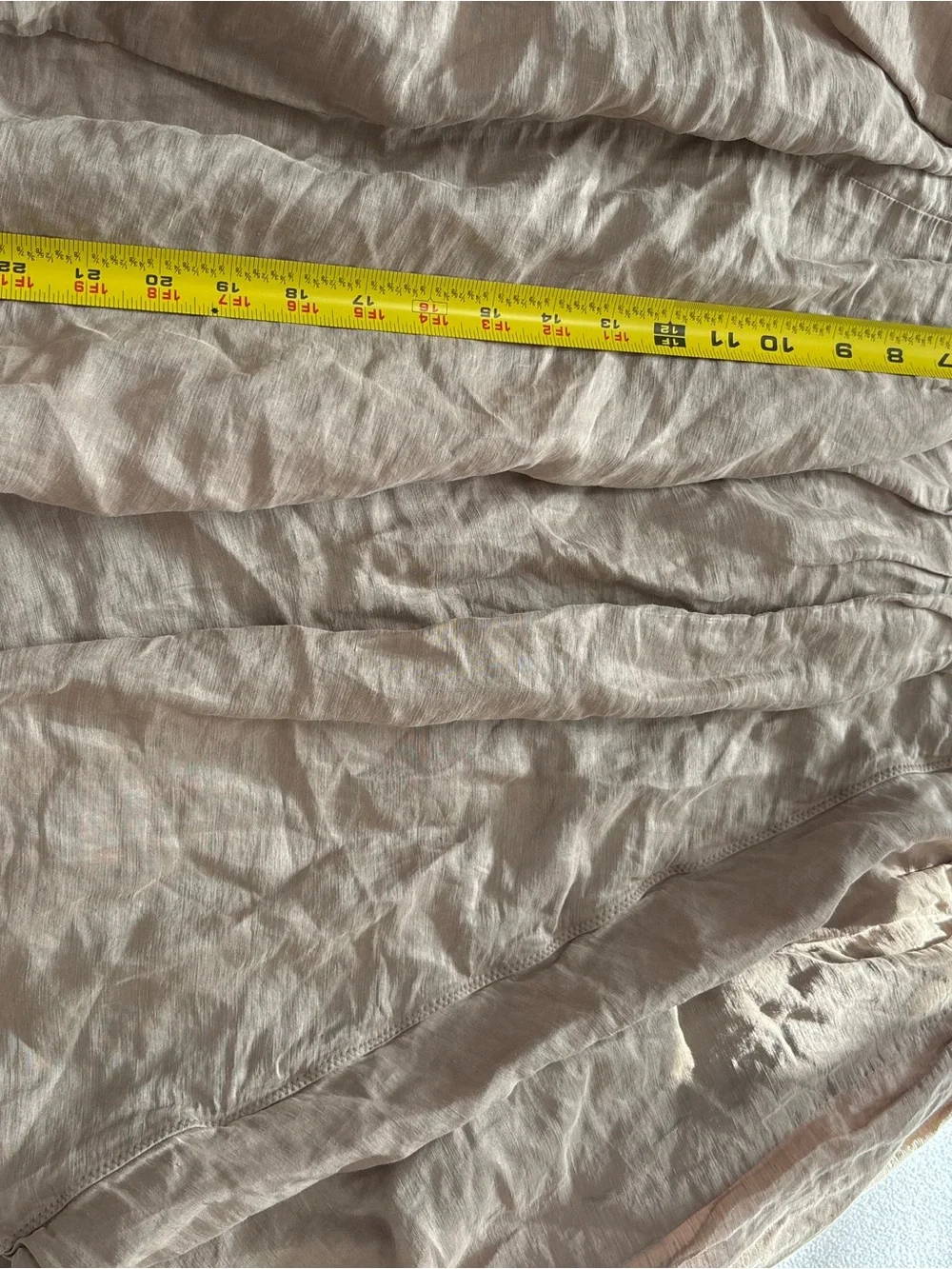 MAX STUDIO Beige Linen Blend size 0